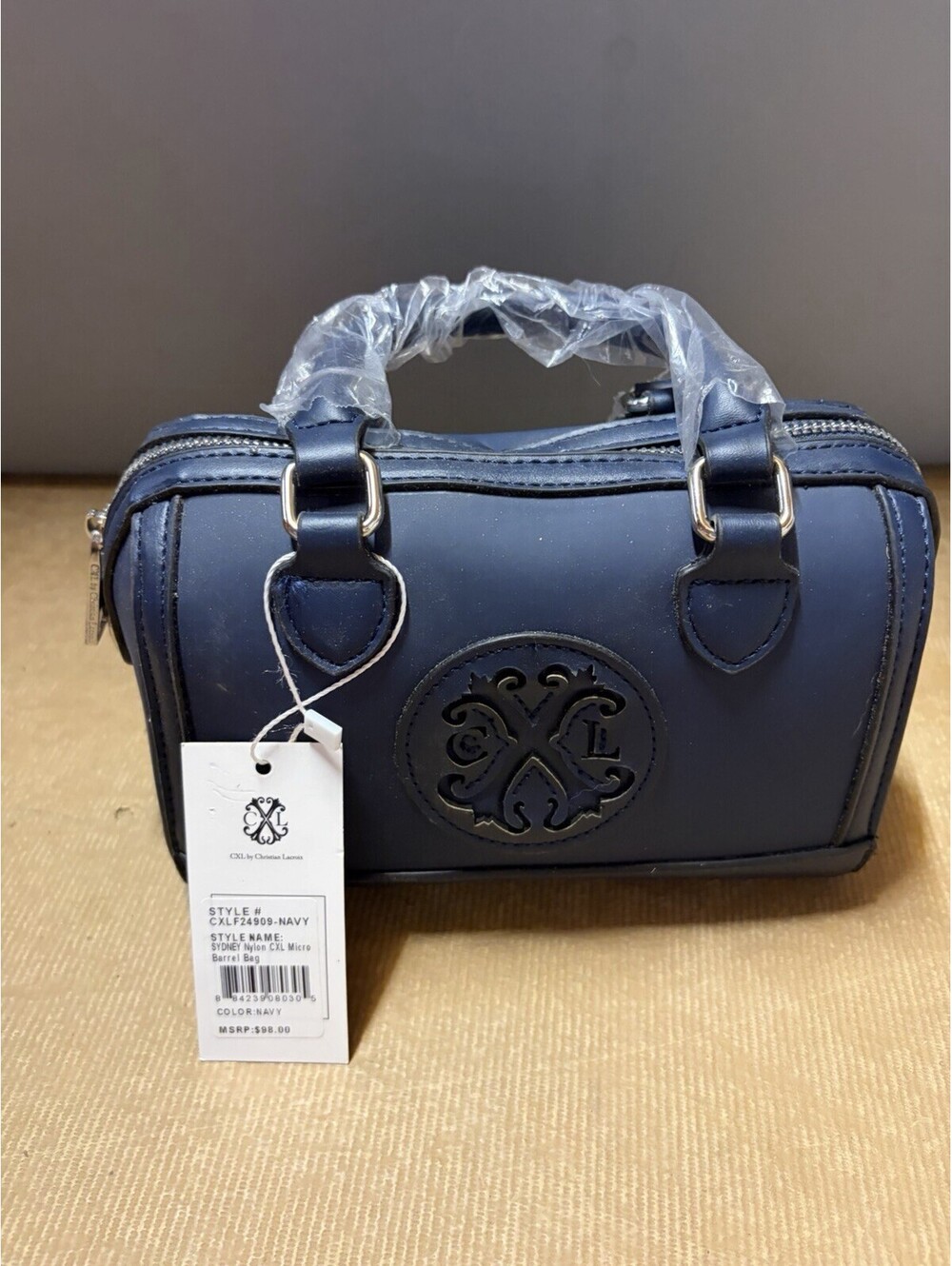 Christian Lacroix CXL Satchel Crossbody Lt.  Blue $98